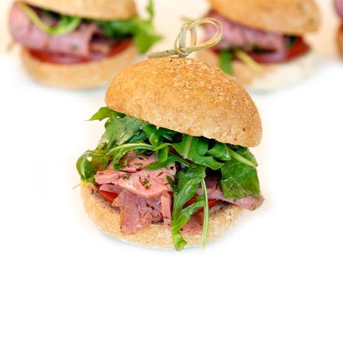 Roast beef slider