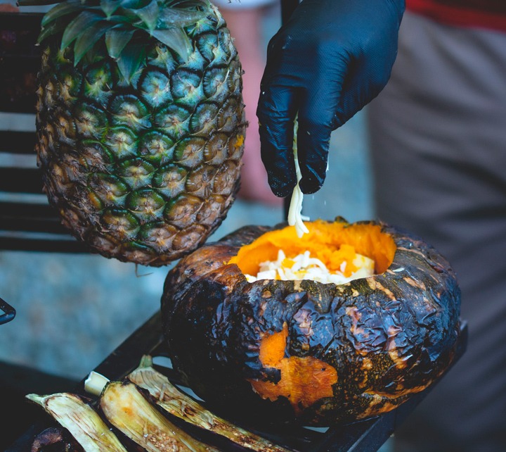 roasted pumpkin bbq catering